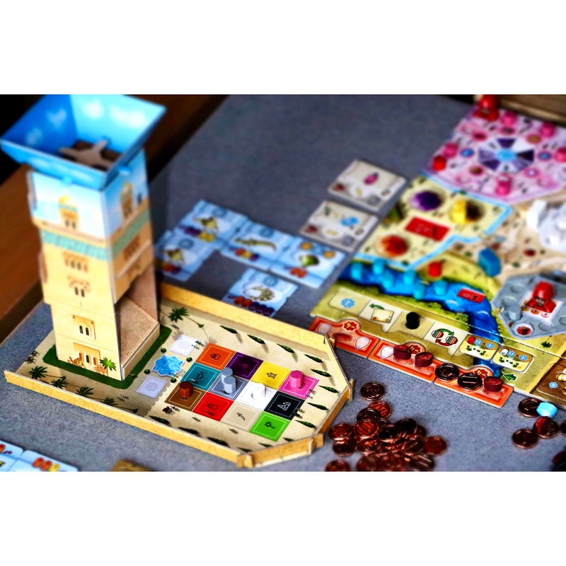 Queen Games Marrakesh Essential Edition, Strategy Board Game, 2-4 Players, Adults, Teens Ages 14+ - Image 2